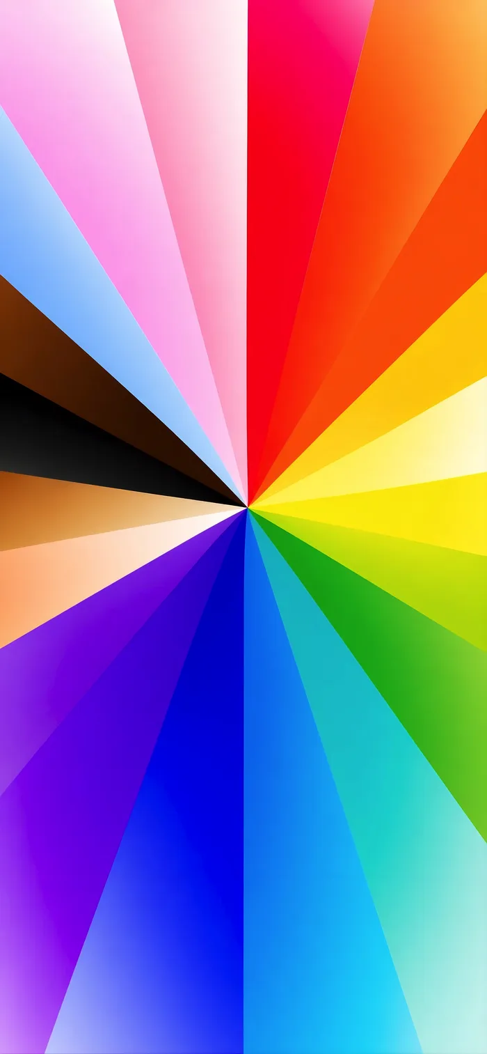 5 orange blue abstract