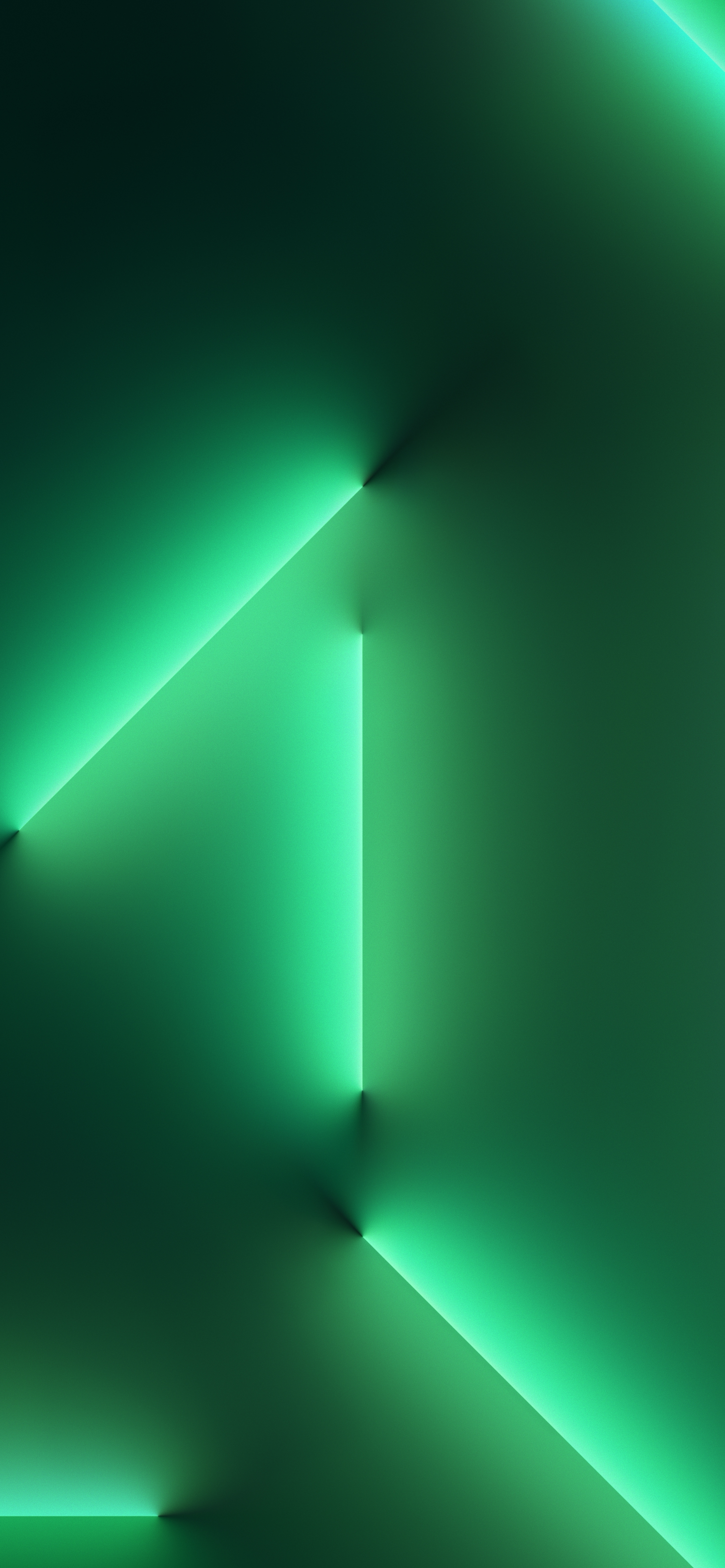 13 Pro Alpine Green light